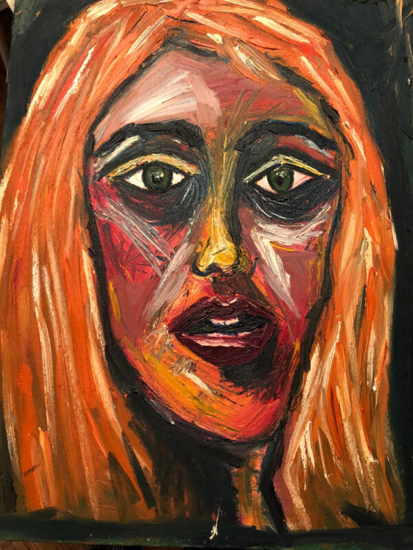I Was Scared Self Portrait