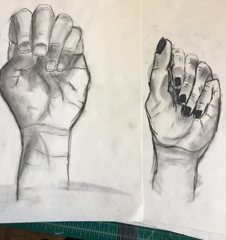 Studies Of My Hand