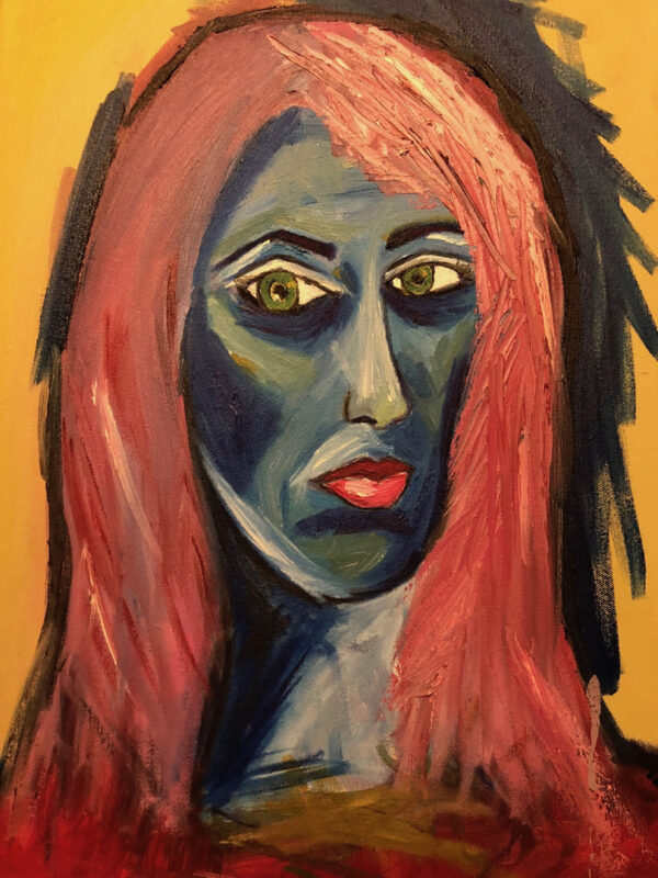 Blue Me Self Portrait