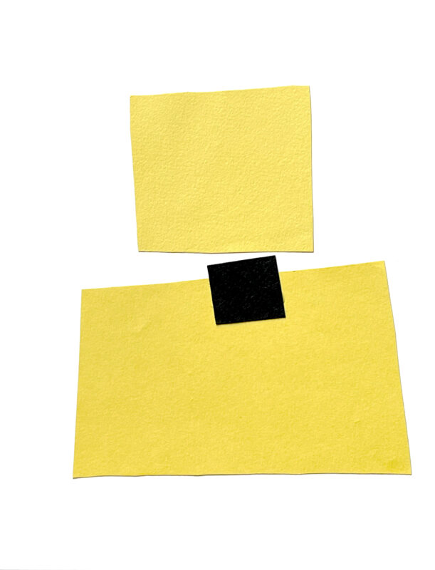 Yellow Homage To A Black Square