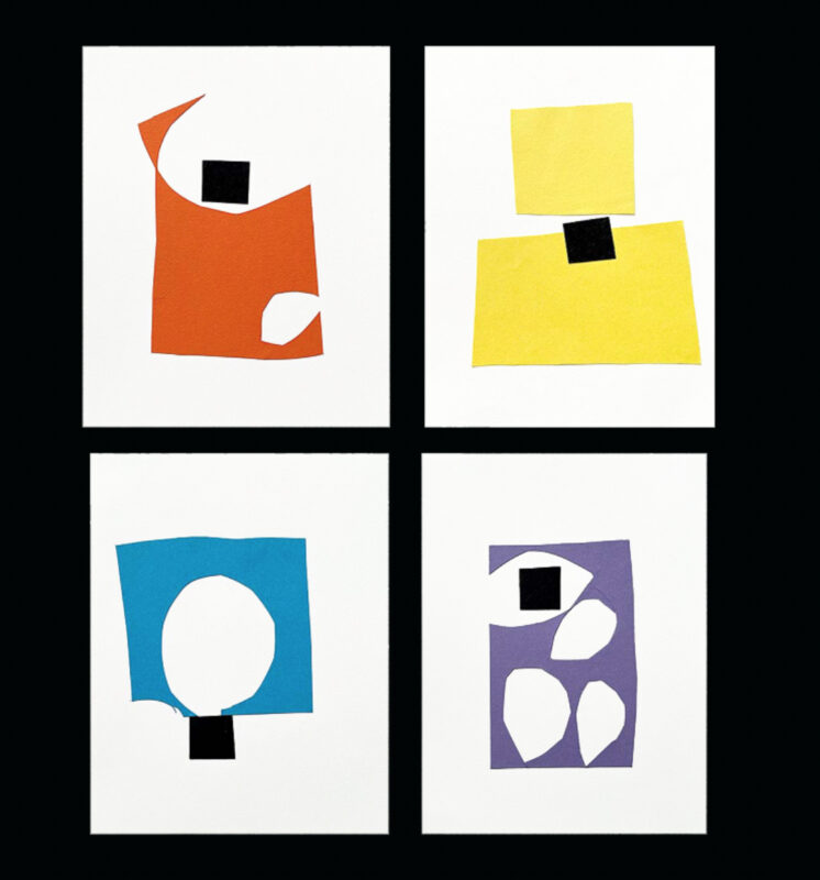 Installation of Homage To A Black Square