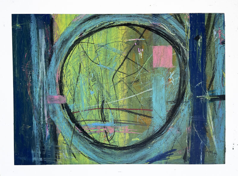 Pink Square In A Circle