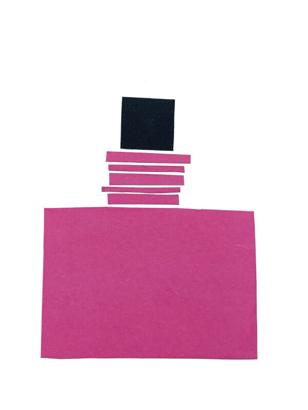 Pink Homage To A Black Square